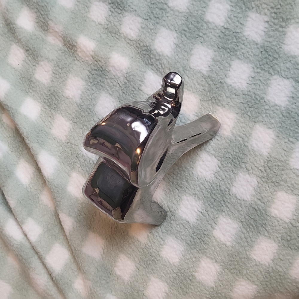 Adorable Silver Plated Elephant - Picture 6 of 6